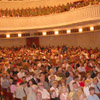 The theatre was full [Press for large view]
